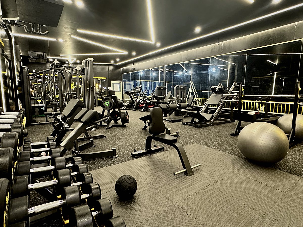 The training floor at FitNation Sports Hub